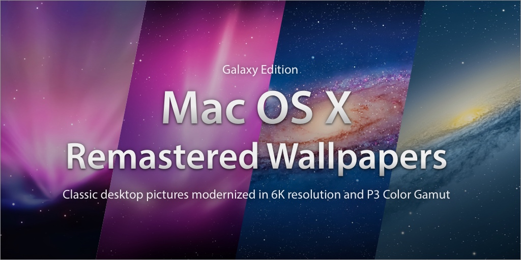Galaxy: Mac OS X Wallpapers Remastered